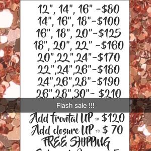Hair bundles holiday sale